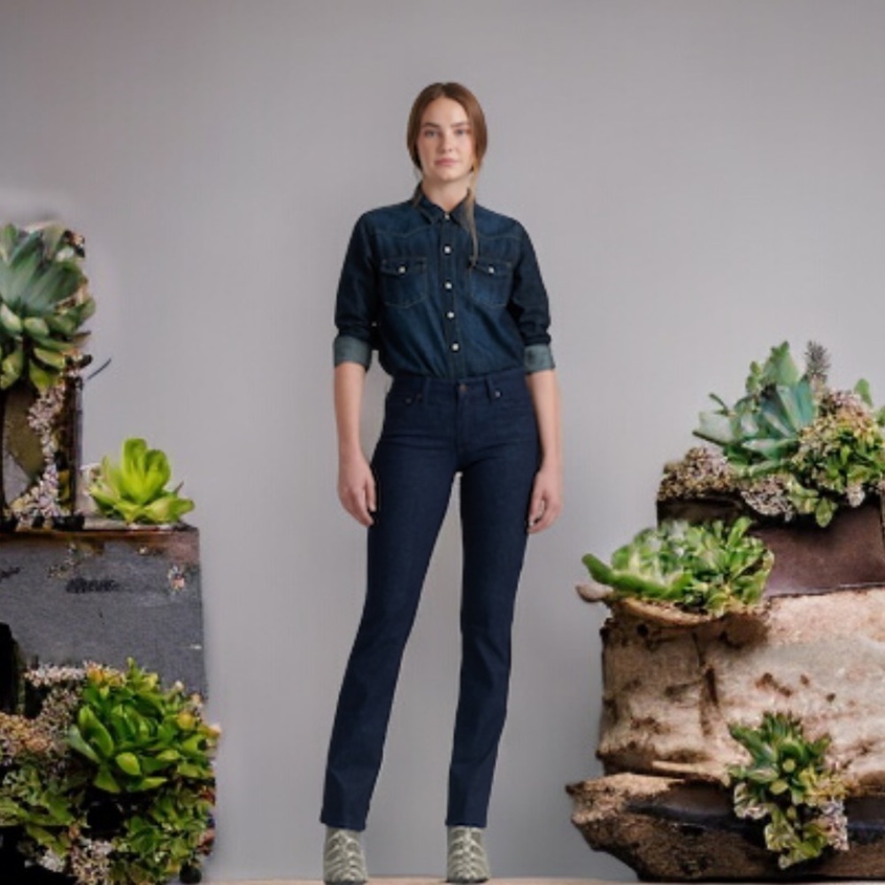 Lucky Brand Sweet Jean -Dark Wash-EUC-Sz29x32-Bootcut -Straight😍☀️ - Picture 8 of 13